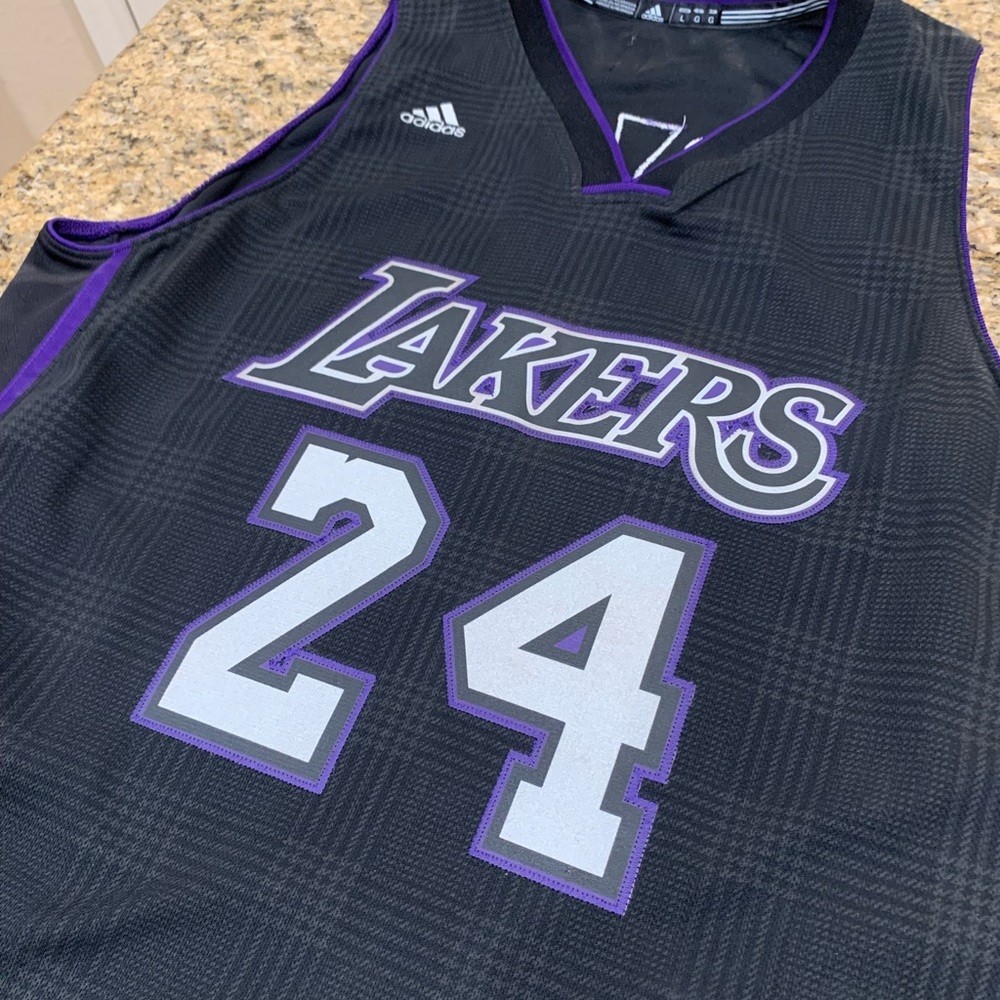 Authentic Mens Adidas Limited Edition - NBA Kobe Bryant #24 Black Jersey - Large - Picture 2 of 13